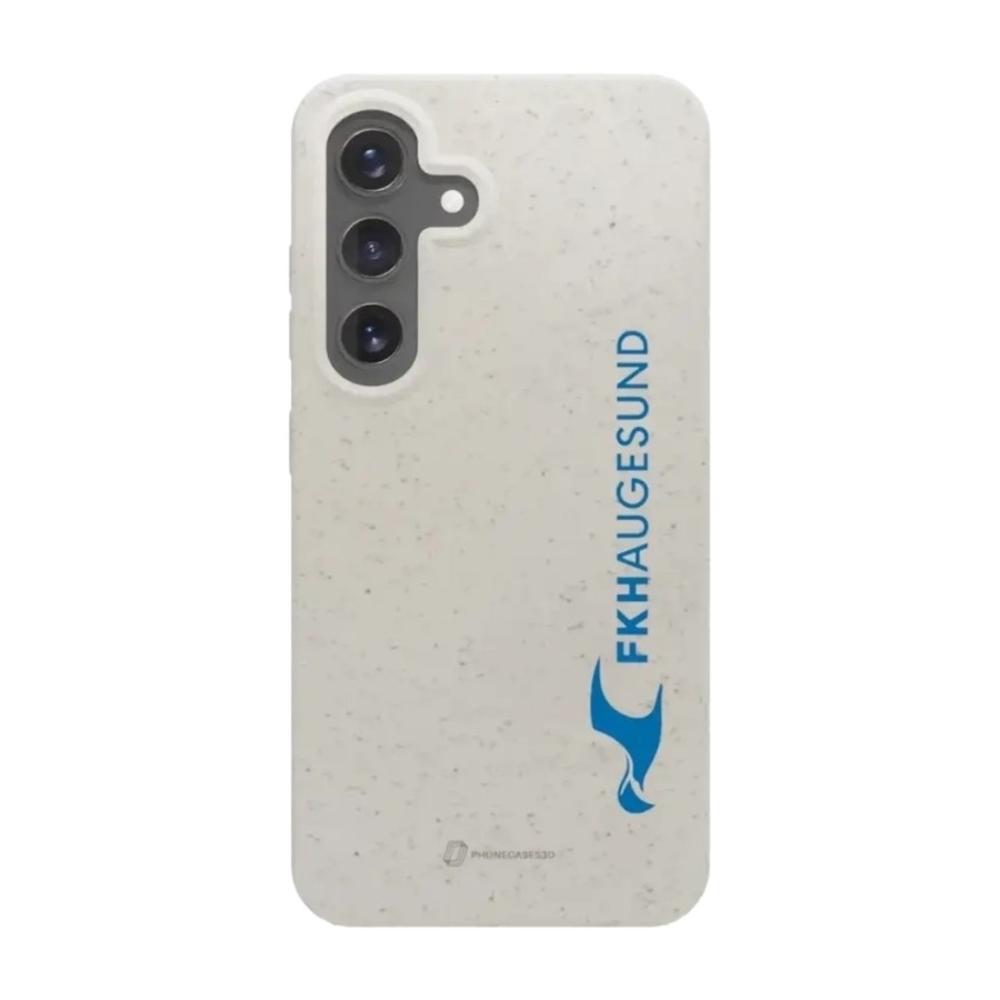 Phonecases3D Samsung Galaxy S25 FK Haugesund komposterbart cover, hvid billede 1