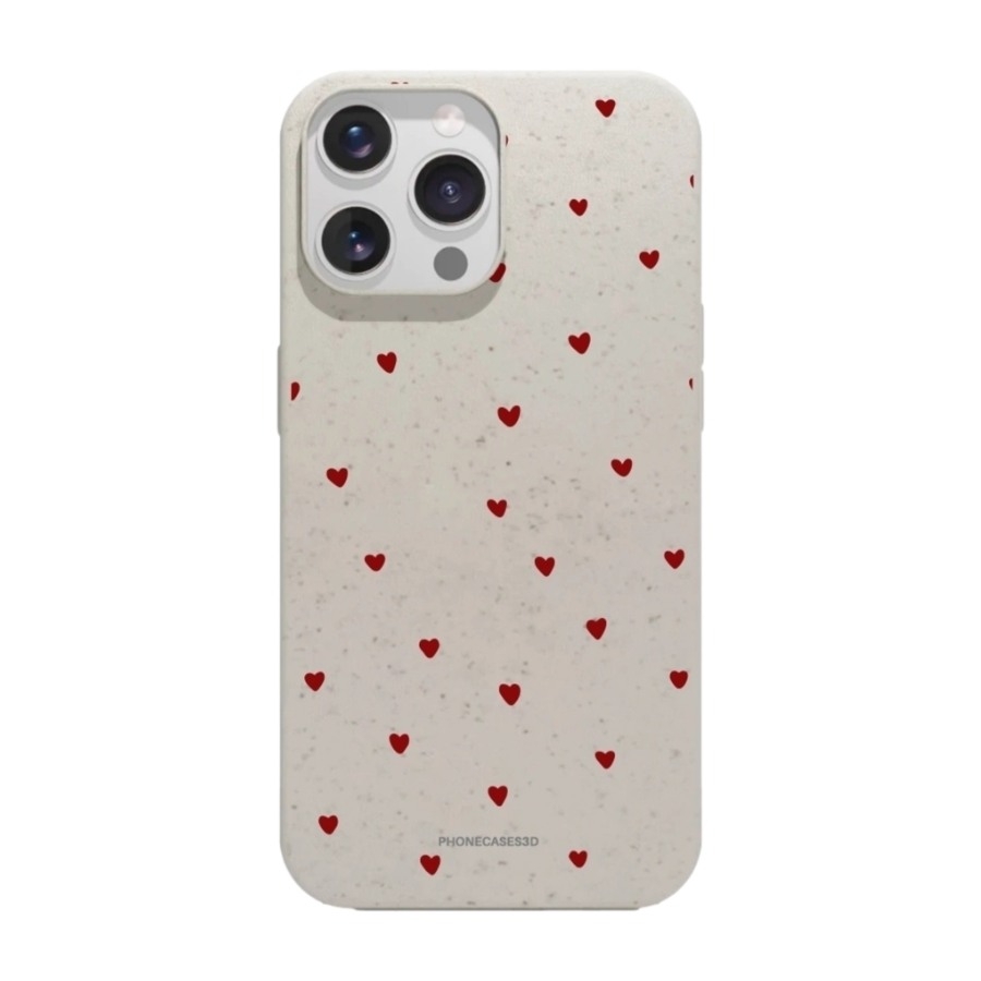 Phonecases3D iPhone 14 Pro Martine Halvorsen komposterbart cover, hvid billede 1