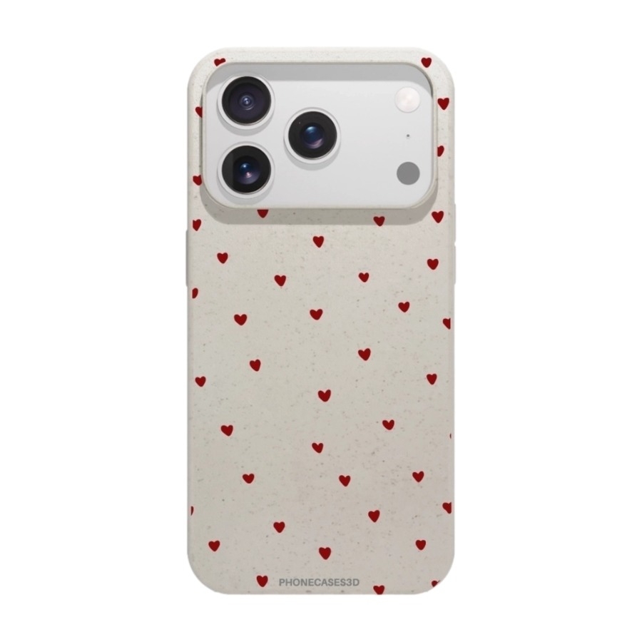 Phonecases3D iPhone 17 Pro Max Martine Halvorsen komposterbart cover, hvid billede 1