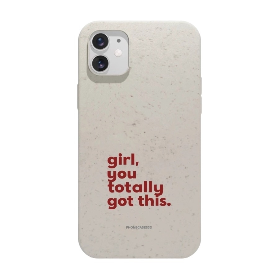 Phonecases3D iPhone 11 Martine Halvorsen komposterbart cover, hvid billede 1