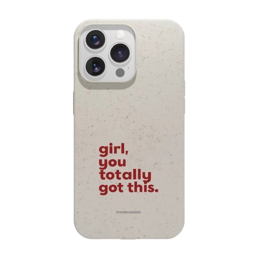 Phonecases3D iPhone 13 Pro Martine Halvorsen komposterbart cover, hvid billede 1