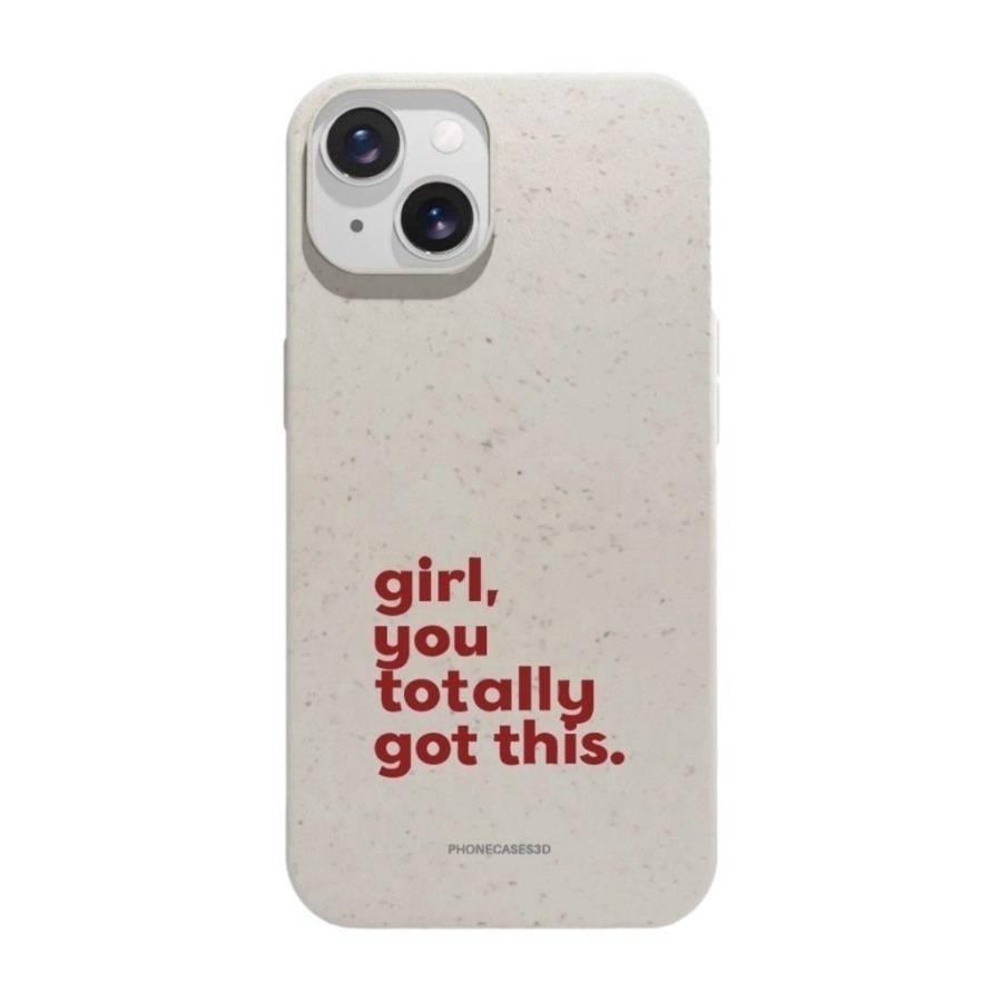 Phonecases3D iPhone 14 Martine Halvorsen komposterbart cover, hvid billede 1