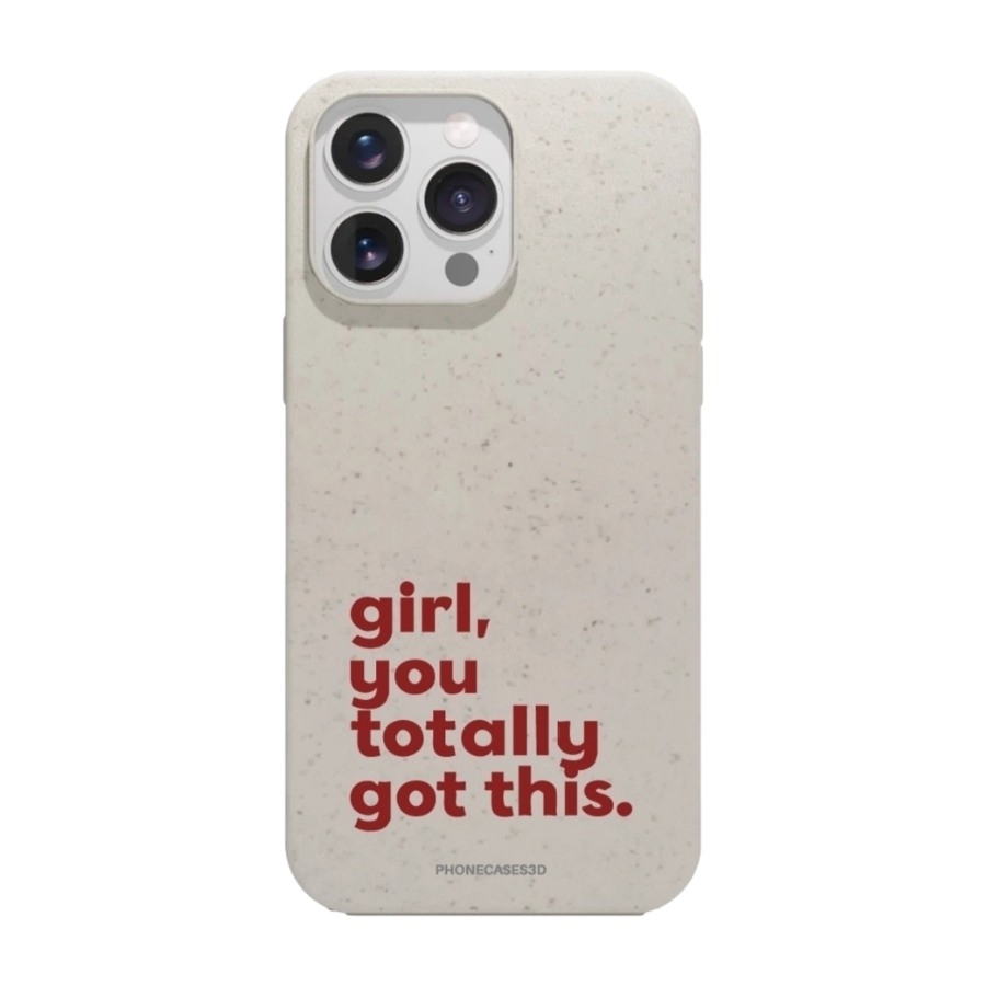 Phonecases3D iPhone 16 Pro Max Martine Halvorsen komposterbart cover, hvid billede 1