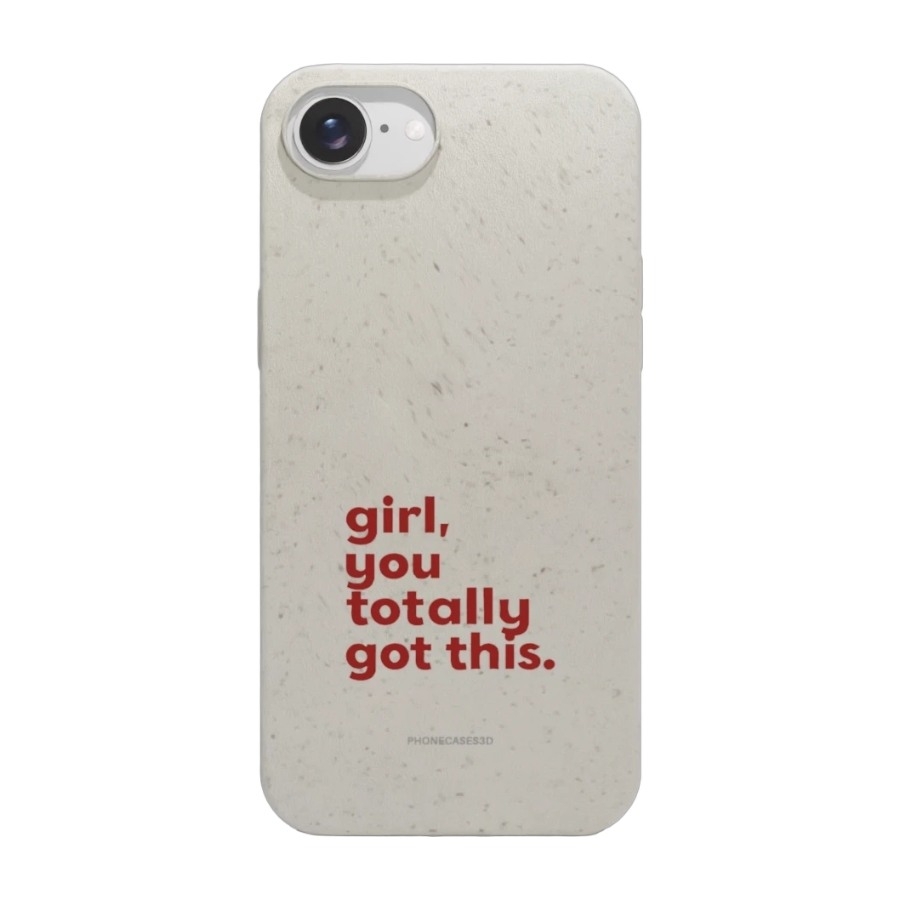 Phonecases3D iPhone 17e/16e Martine Halvorsen komposterbart cover, hvid billede 1