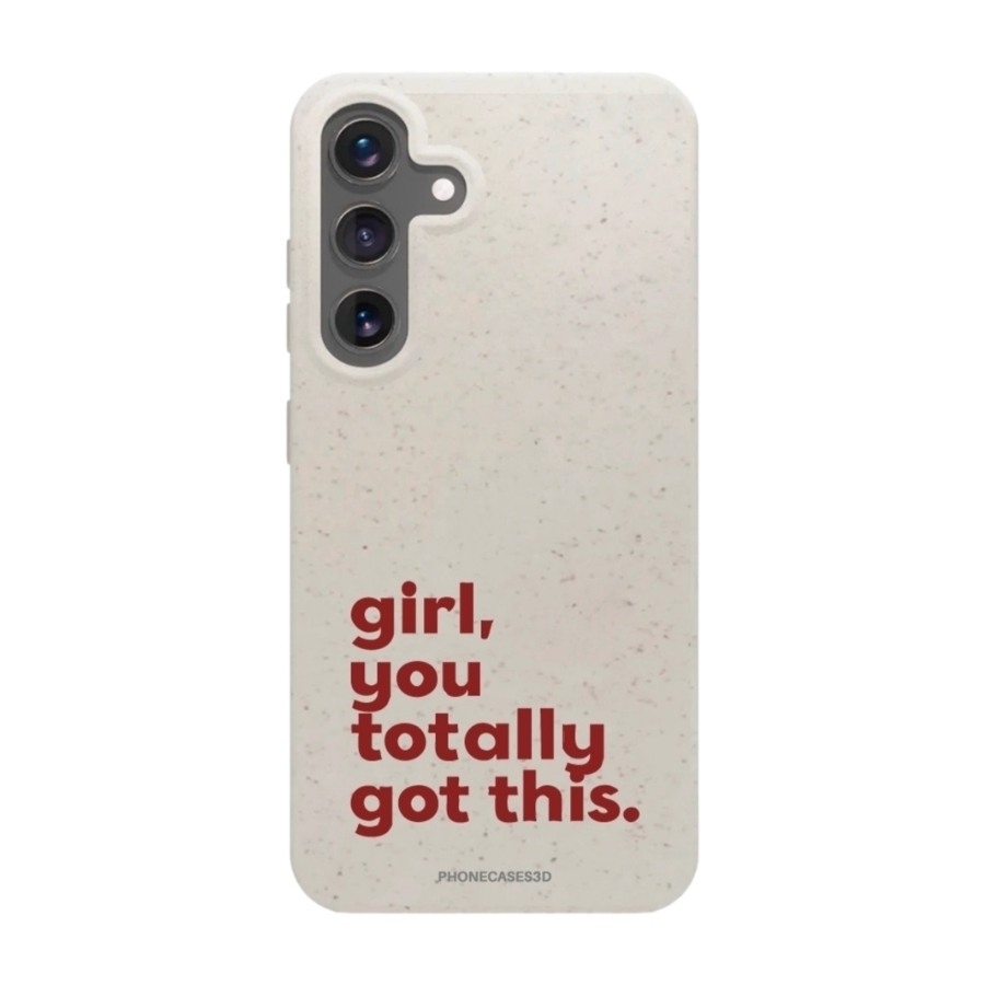 Phonecases3D Samsung Galaxy S25+ Martine Halvorsen komposterbart cover, hvid billede 1