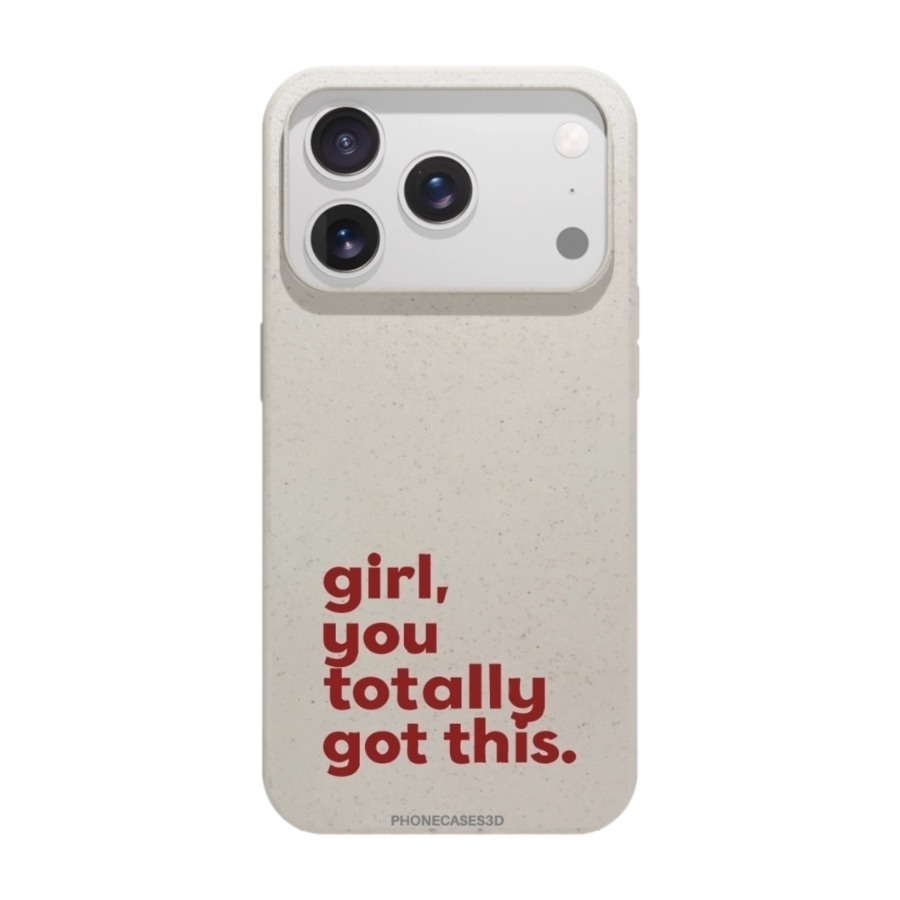 Phonecases3D iPhone 17 Pro Max Martine Halvorsen komposterbart cover, hvid billede 1