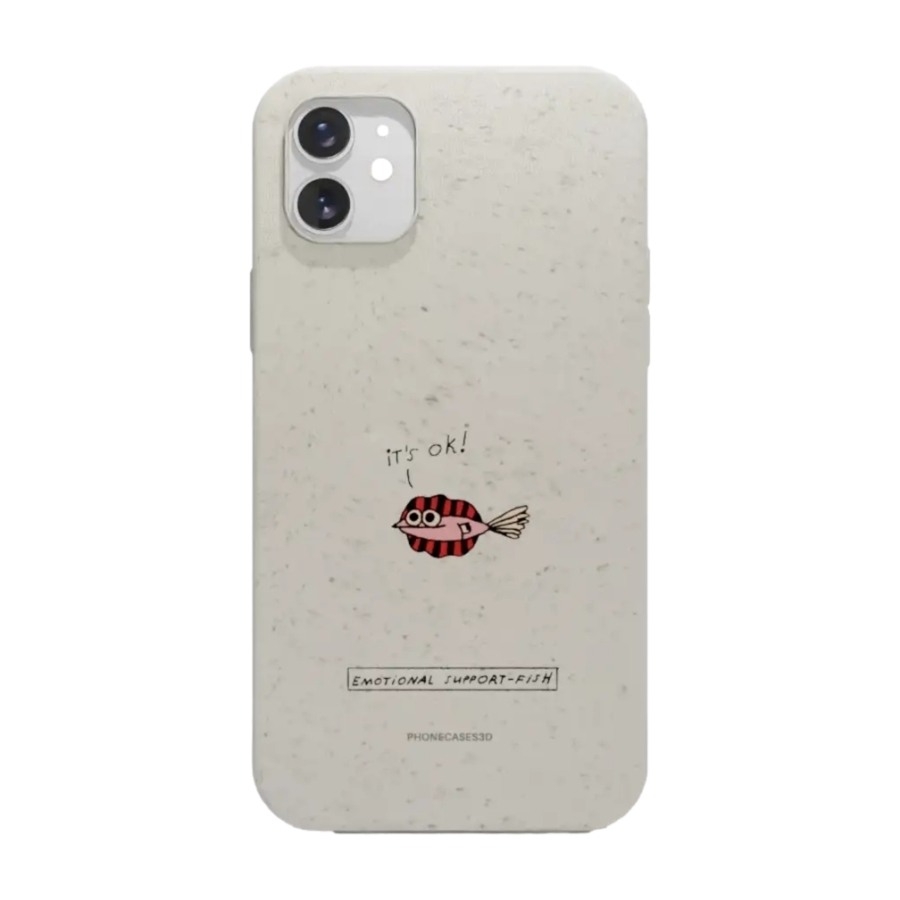 Phonecases3D iPhone 11 Maja Säfström komposterbart cover, hvid billede 1