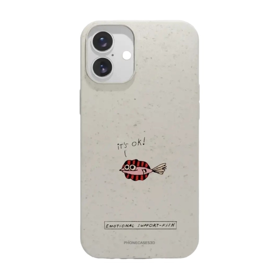 Phonecases3D iPhone 16 Plus Maja Säfström komposterbart cover, hvid billede 1
