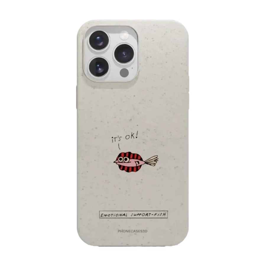 Phonecases3D iPhone 16 Pro Max Maja Säfström komposterbart cover, hvid billede 1