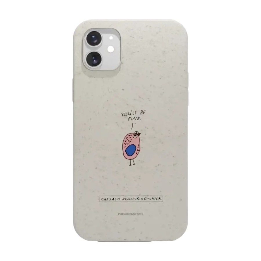 Phonecases3D iPhone 11 Maja Säfström komposterbart cover, hvid billede 1