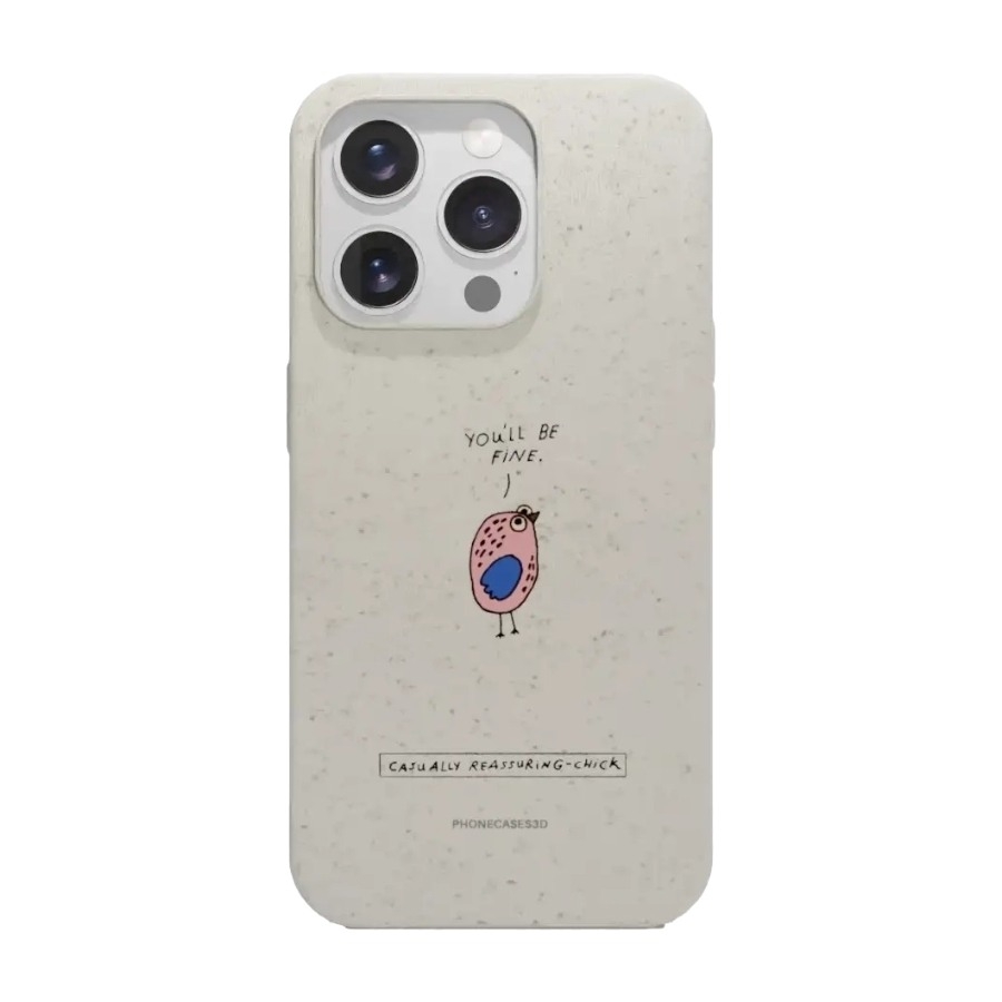 Phonecases3D iPhone 16 Pro Maja Säfström komposterbart cover, hvid billede 1