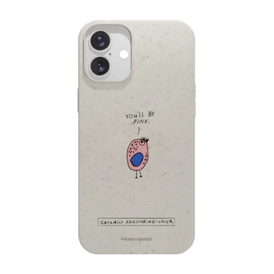 Phonecases3D iPhone 16 Plus Maja Säfström komposterbart cover, hvid billede 1