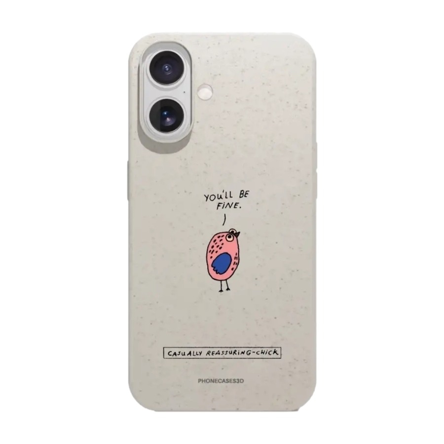 Phonecases3D iPhone 17 Maja Säfström komposterbart cover, hvid billede 1