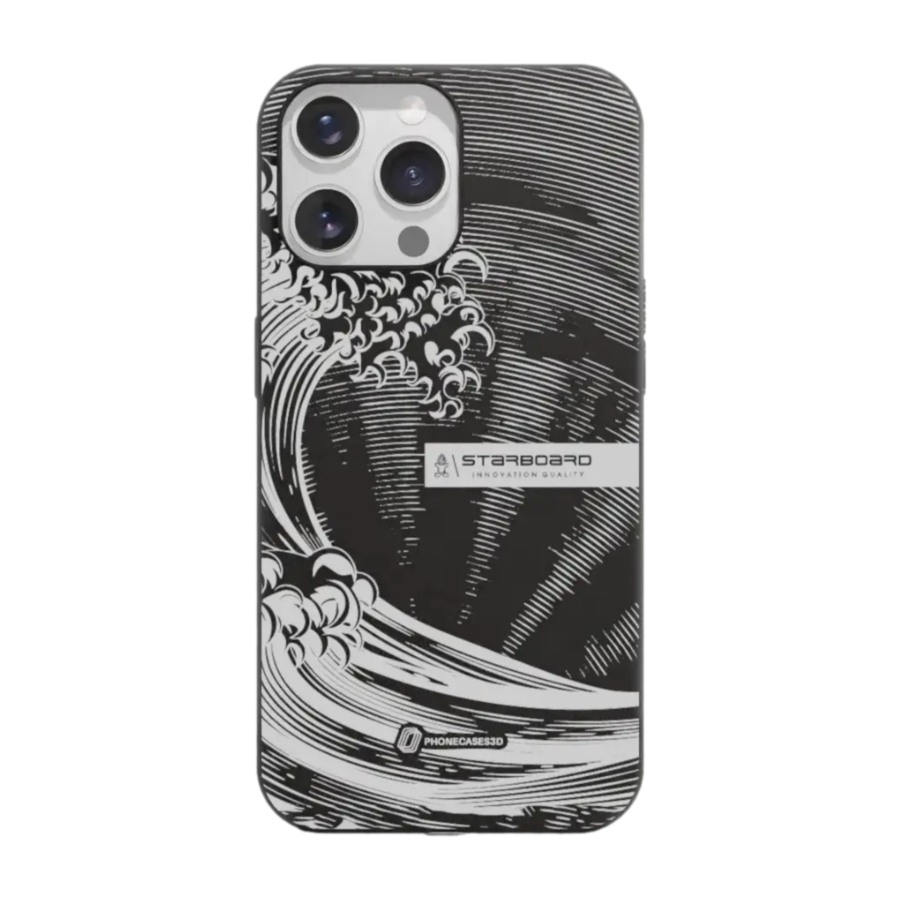 Phonecases3D iPhone 14 Pro Starboard komposterbart cover, sort billede 1