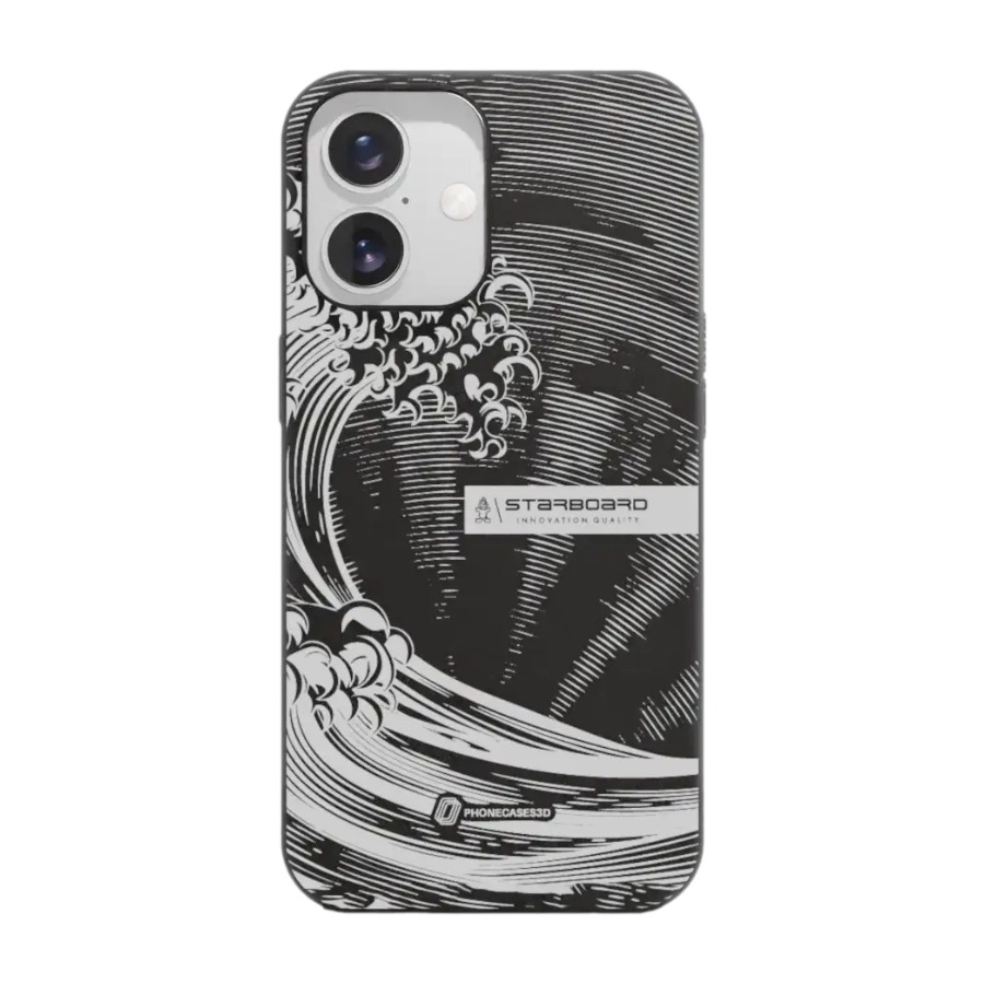 Phonecases3D iPhone 16 Starboard komposterbart cover, sort billede 1