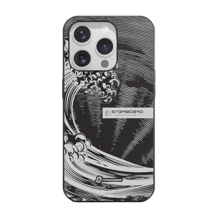 Phonecases3D iPhone 16 Pro Starboard komposterbart cover, sort billede 1