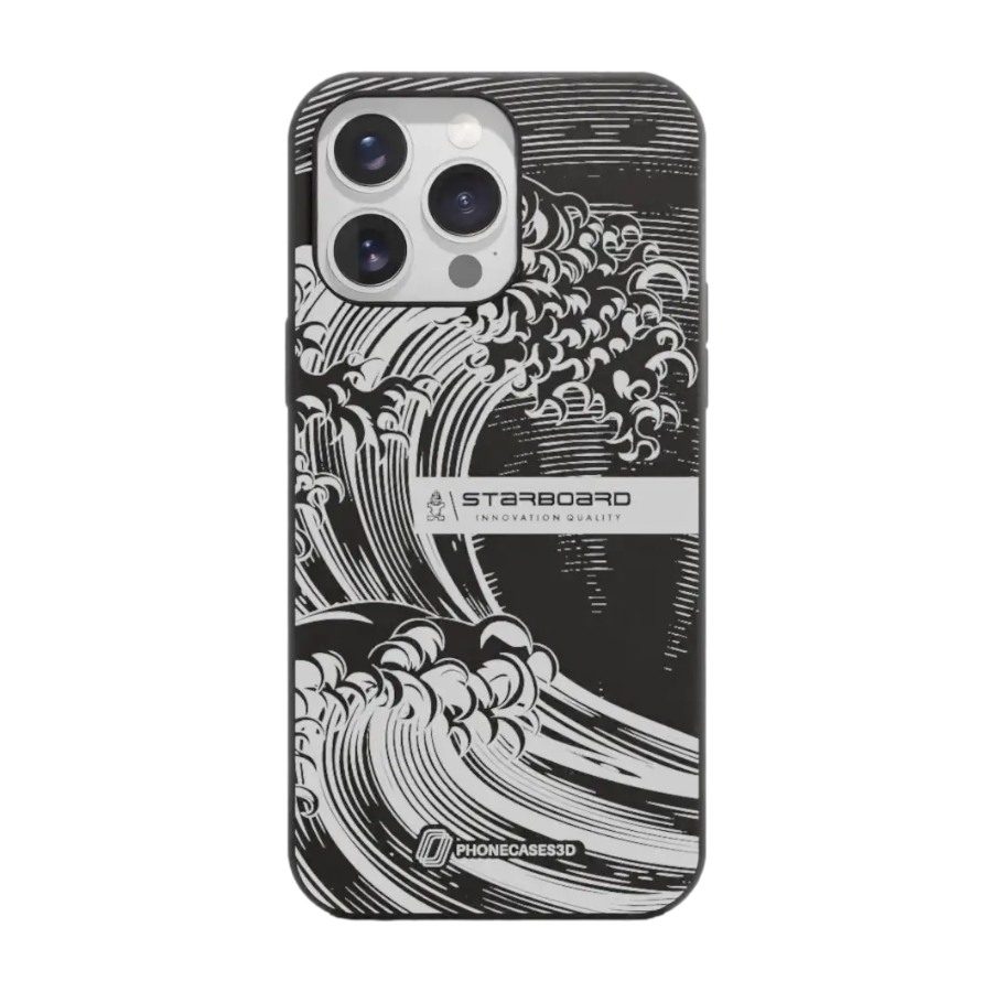 Phonecases3D iPhone 16 Pro Max Starboard komposterbart cover, sort billede 1