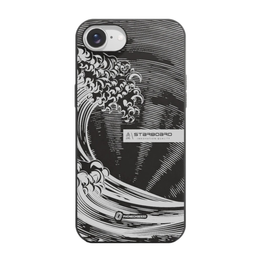 Phonecases3D iPhone 17e/16e Starboard komposterbart cover, sort billede 1