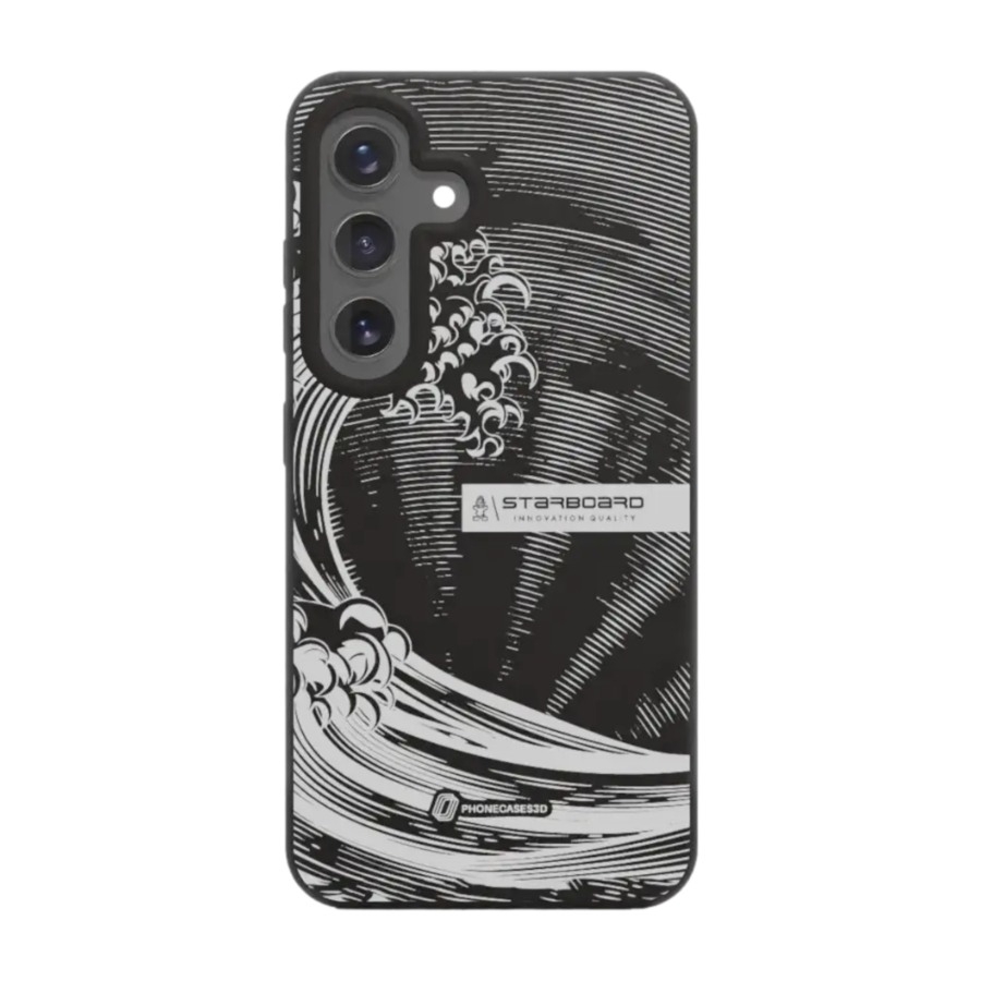 Phonecases3D Samsung Galaxy S25 Starboard komposterbart cover, sort billede 1