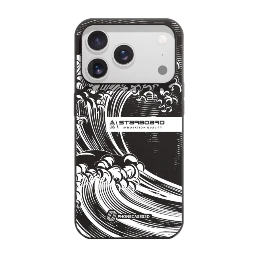 Phonecases3D iPhone 17 Pro Starboard komposterbart cover, sort billede 1