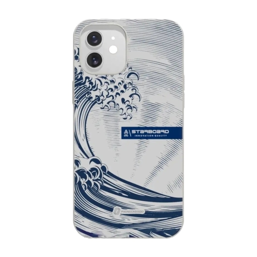 Phonecases3D iPhone 12 Starboard komposterbart cover, hvid billede 1