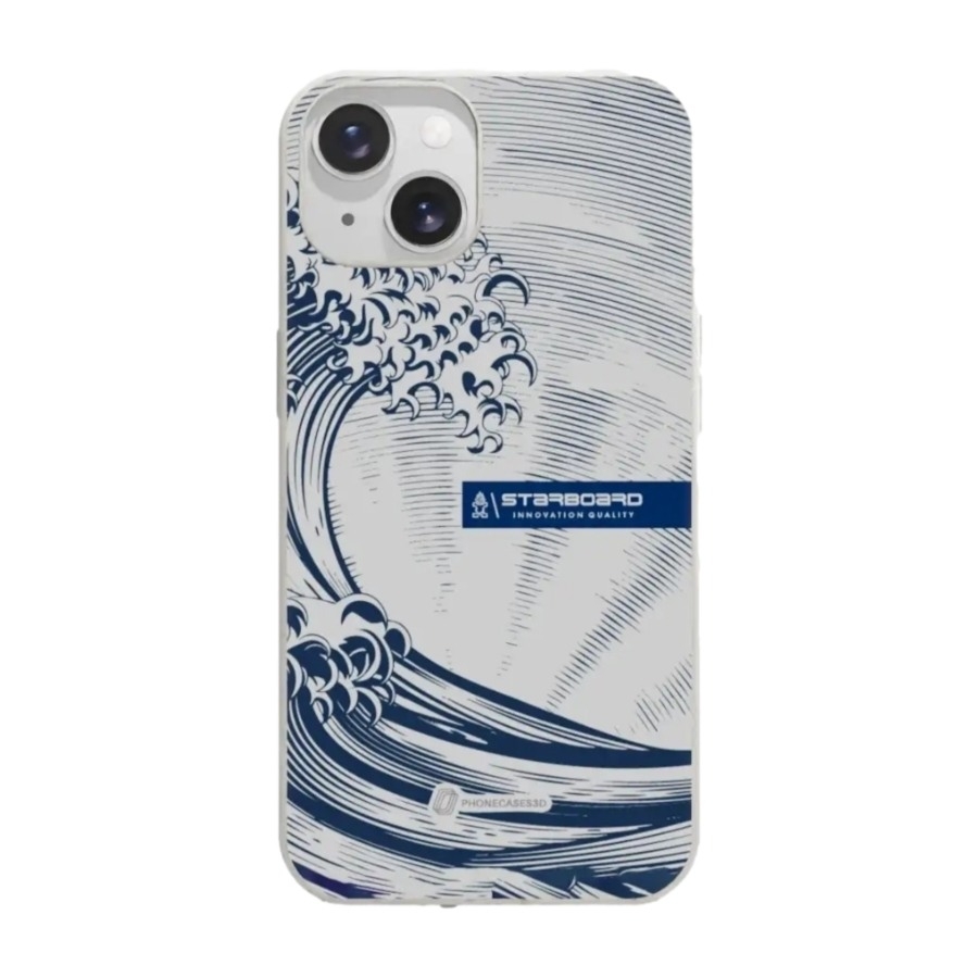 Phonecases3D iPhone 14 Starboard komposterbart cover, hvid billede 1