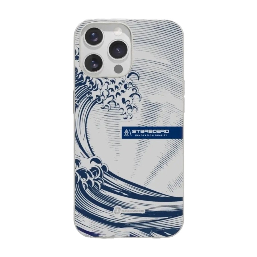 Phonecases3D iPhone 14 Pro Starboard komposterbart cover, hvid billede 1