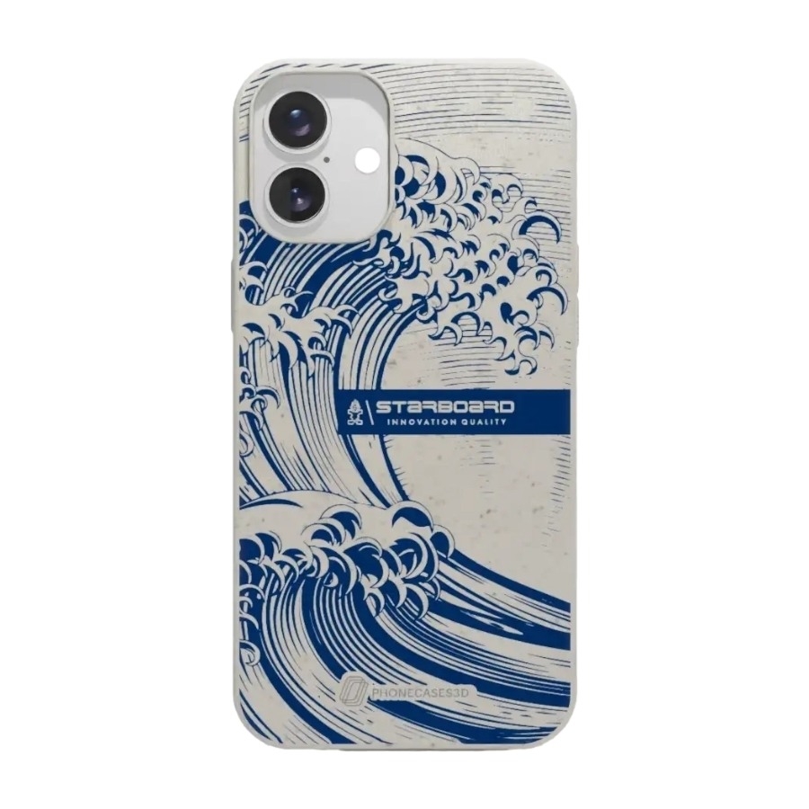 Phonecases3D iPhone 16 Plus Starboard komposterbart cover, hvid billede 1