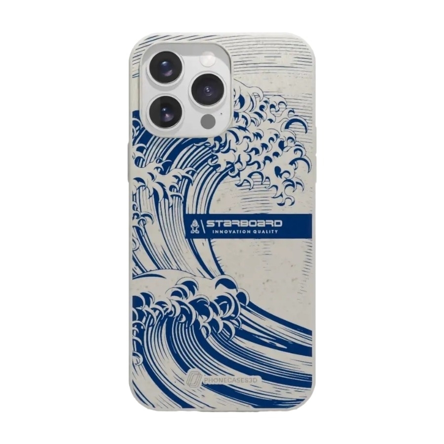 Phonecases3D iPhone 16 Pro Max Starboard komposterbart cover, hvid billede 1