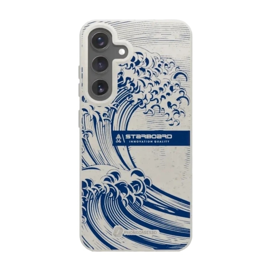 Phonecases3D Samsung Galaxy S25+ Starboard komposterbart cover, hvid billede 1
