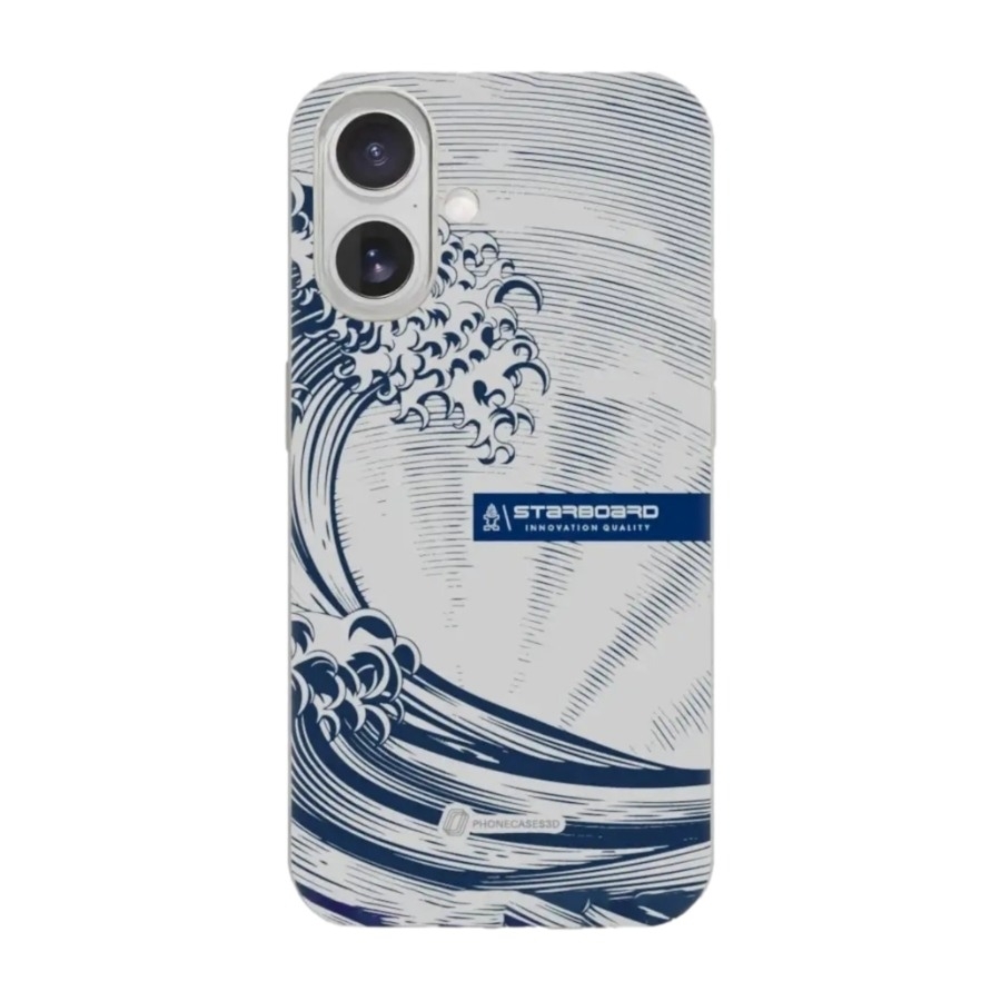 Phonecases3D iPhone 17 Starboard komposterbart cover, hvid billede 1