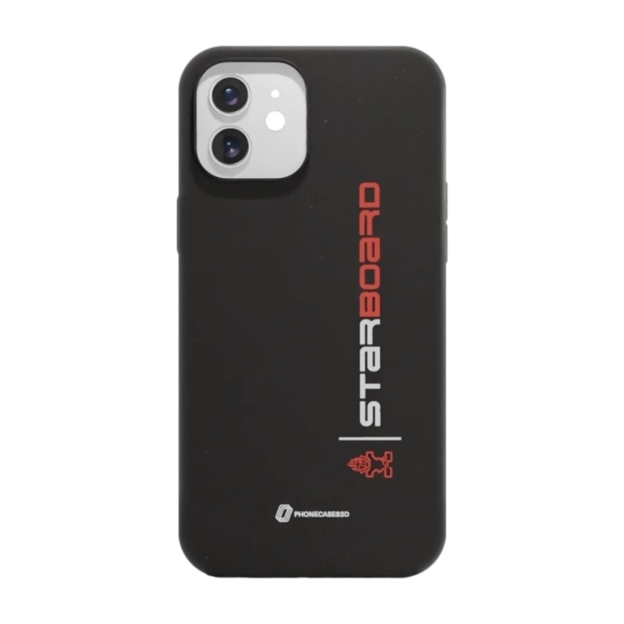 Phonecases3D iPhone 12 Starboard komposterbart cover, sort billede 1