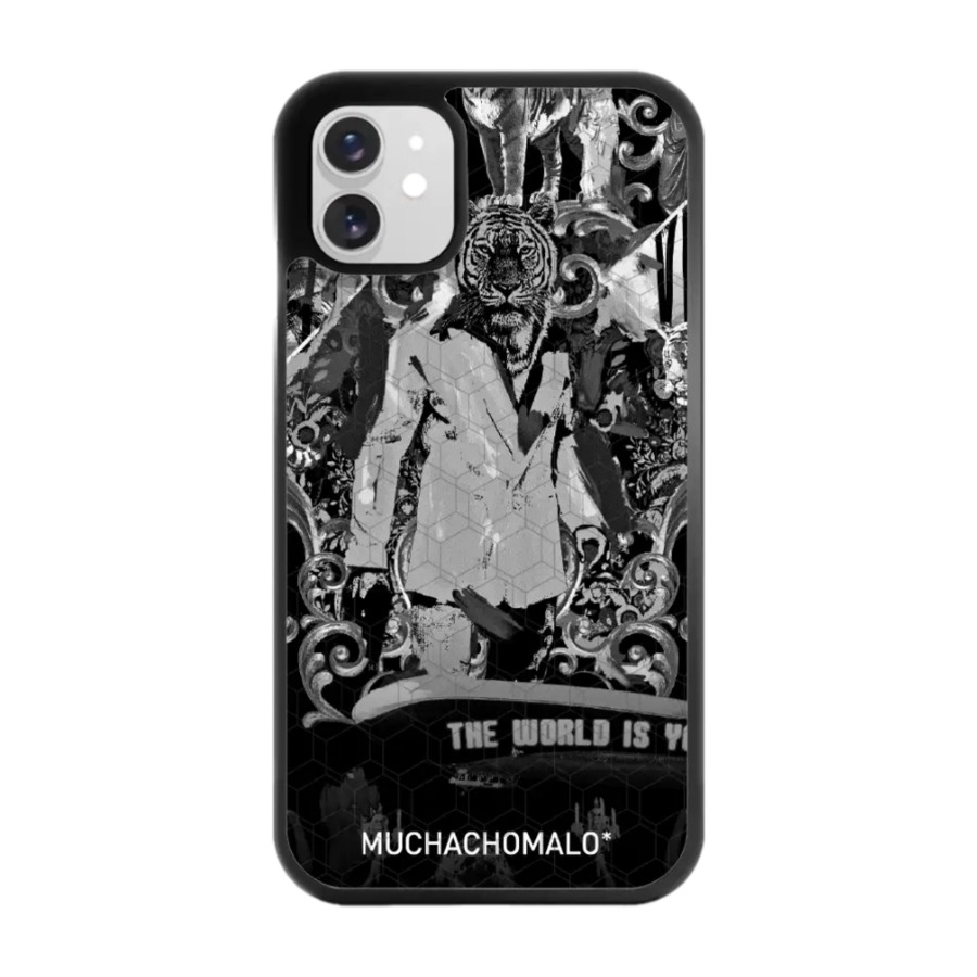 Phonecases3D iPhone 11 Muchacho Malo 3D mobilcover, sort billede 1