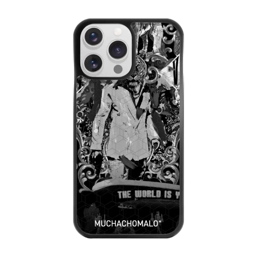 Phonecases3D iPhone 14 Pro Muchacho Malo 3D mobilcover, sort billede 1