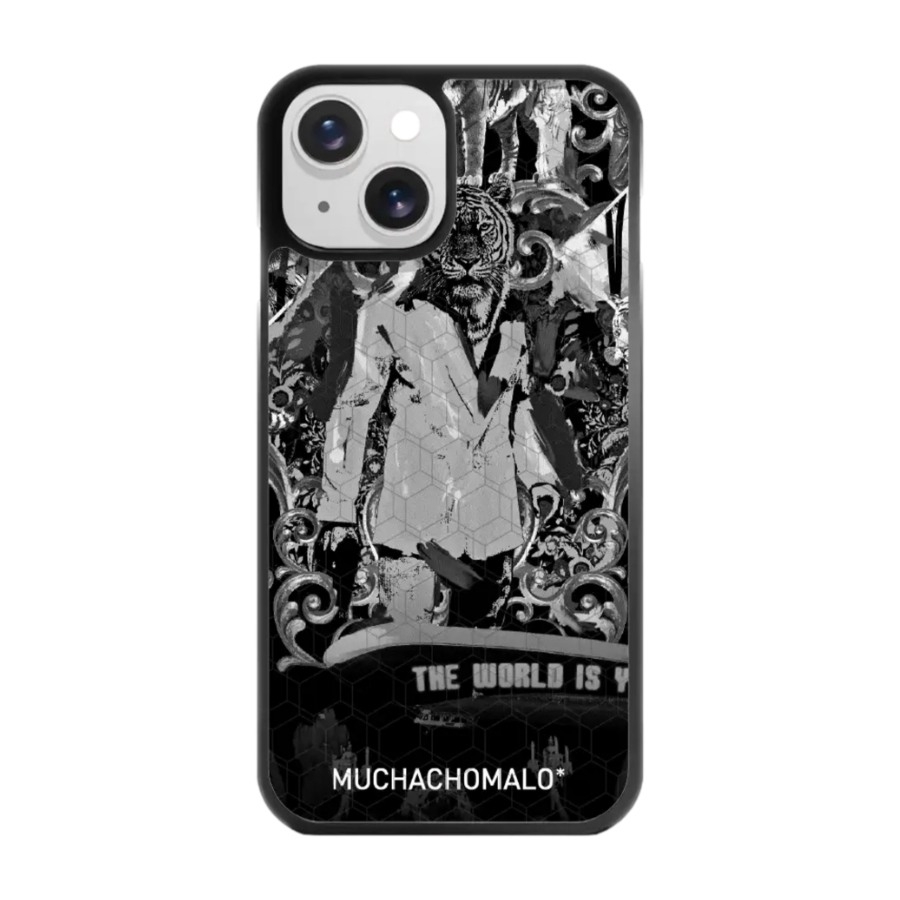 Phonecases3D iPhone 15 Muchacho Malo 3D mobilcover, sort billede 1