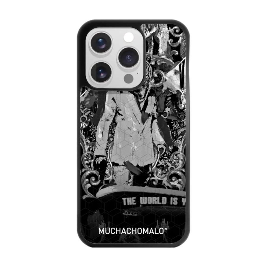 Phonecases3D iPhone 15 Pro Muchacho Malo 3D mobilcover, sort billede 1
