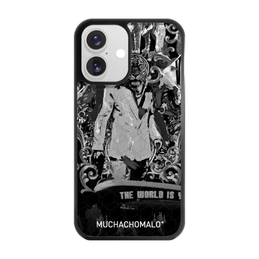 Phonecases3D iPhone 16 Muchacho Malo 3D mobilcover, sort billede 1