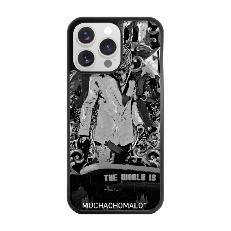 Phonecases3D iPhone 16 Pro Max Muchacho Malo 3D mobilcover, sort billede 1