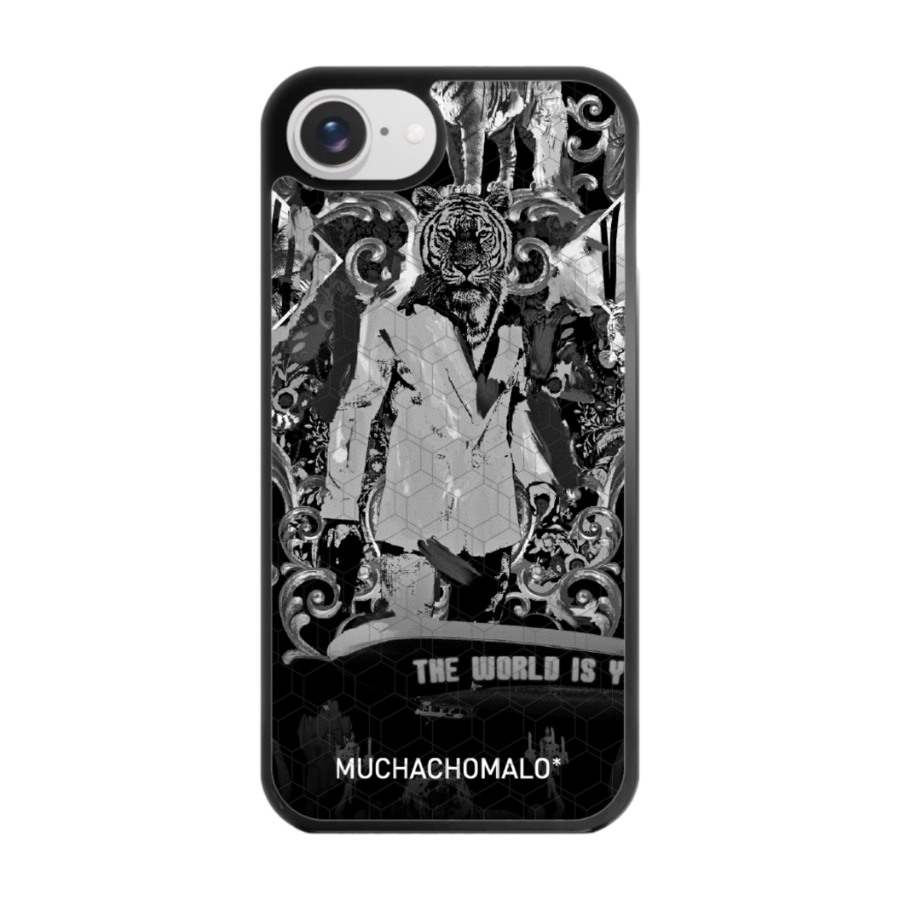 Phonecases3D iPhone 17e/16e Muchacho Malo 3D mobilcover, sort billede 1