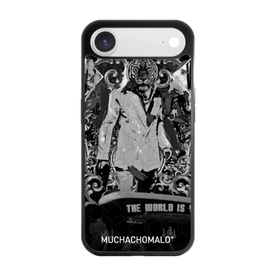 Phonecases3D iPhone Air Muchacho Malo 3D mobilcover, sort billede 1
