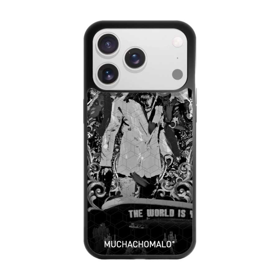 Phonecases3D iPhone 17 Pro Muchacho Malo 3D mobilcover, sort billede 1