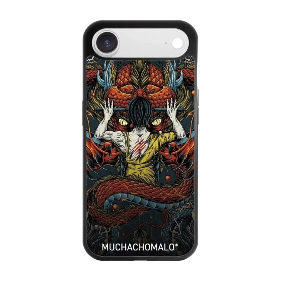 Phonecases3D iPhone Air Muchacho Malo 3D mobilcover, sort billede 1