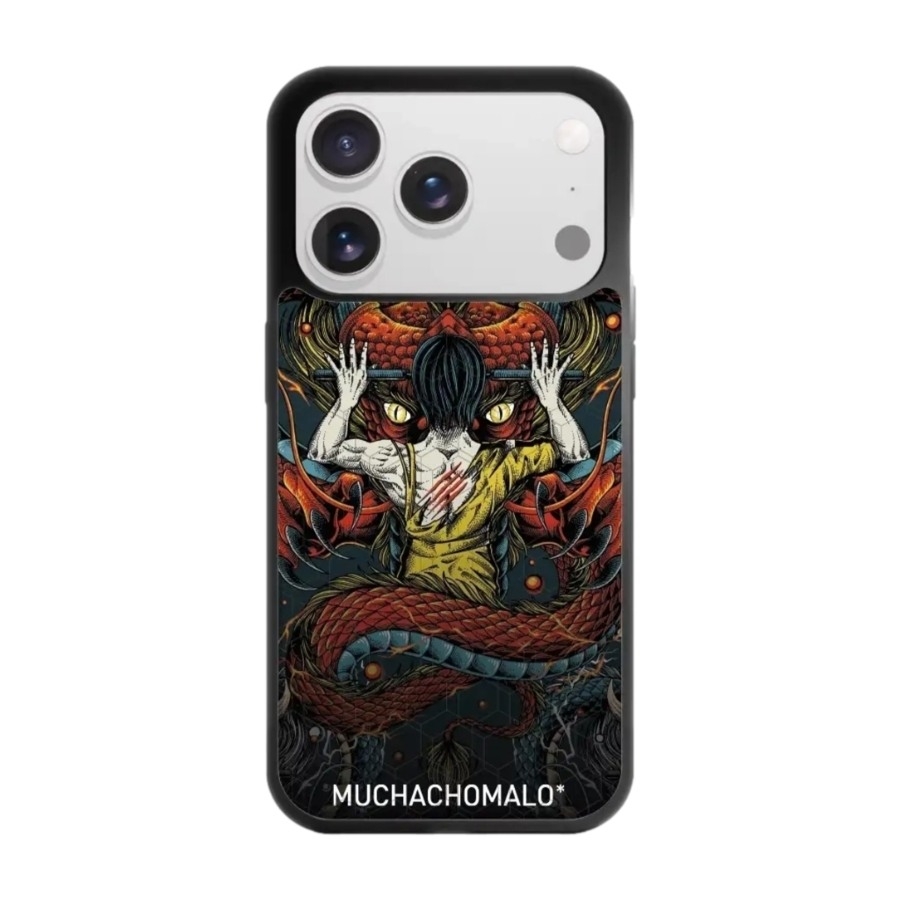 Phonecases3D iPhone 17 Pro Max Muchacho Malo 3D mobilcover, sort billede 1