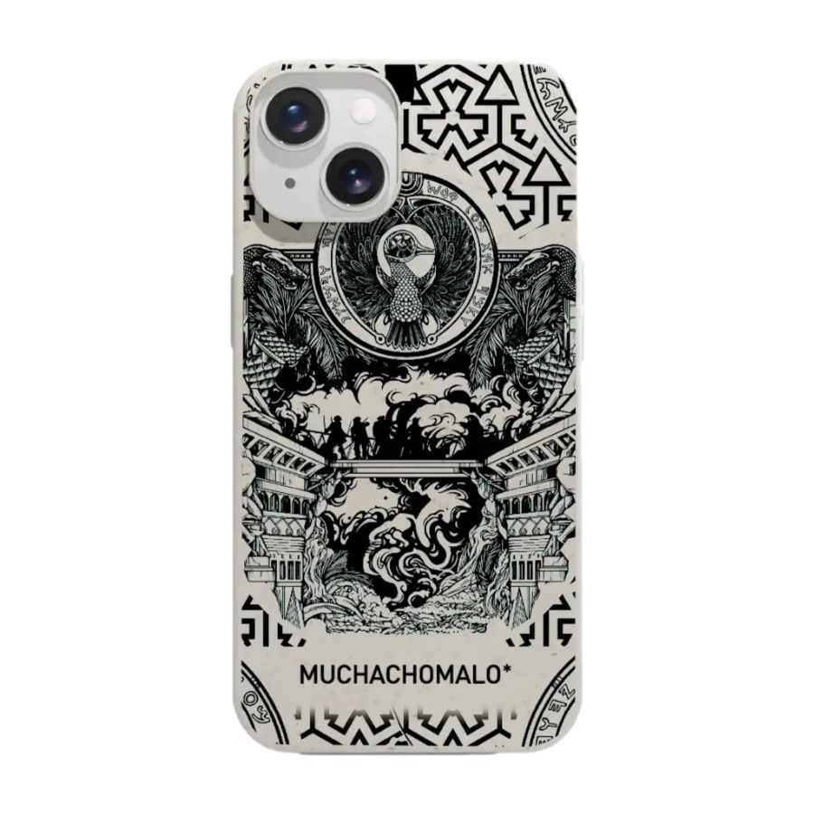 Phonecases3D iPhone 14 Muchacho Malo komposterbart cover, hvid billede 1