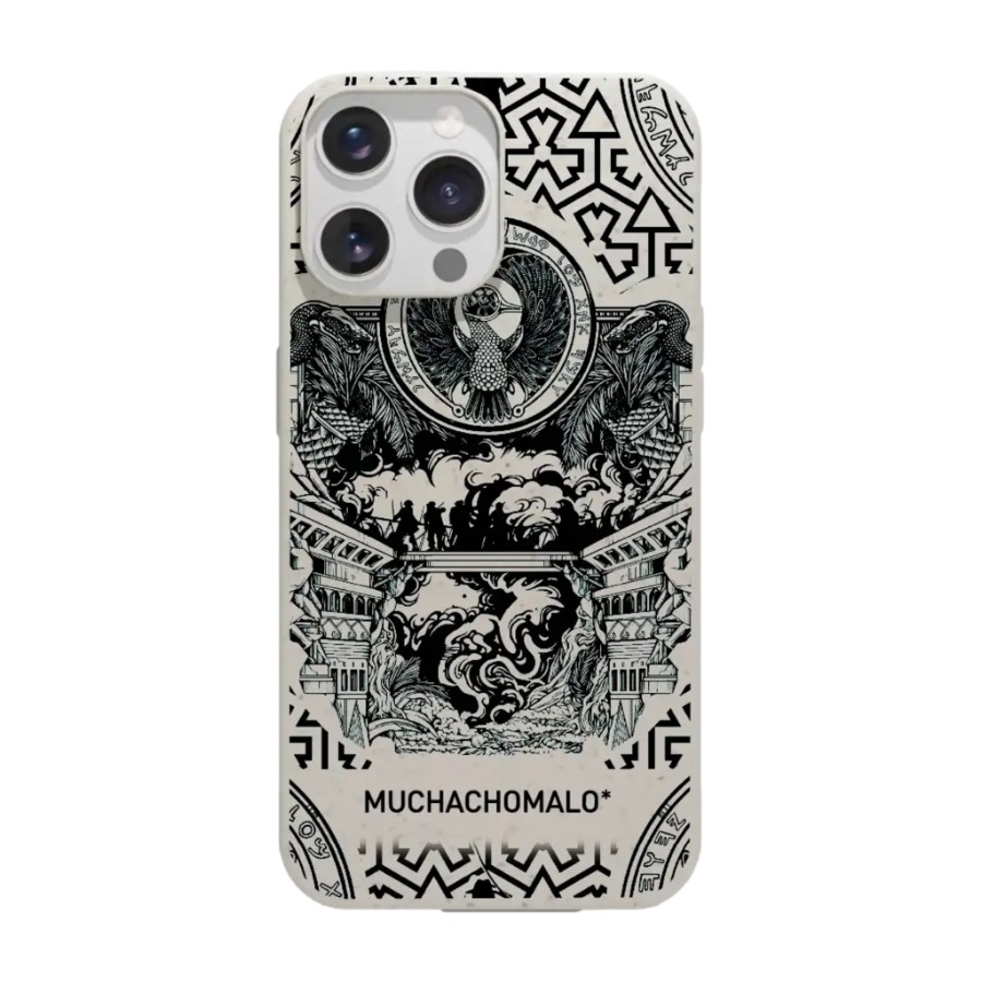 Phonecases3D iPhone 14 Pro Muchacho Malo komposterbart cover, hvid billede 1