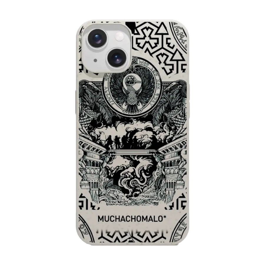 Phonecases3D iPhone 15 Muchacho Malo komposterbart cover, hvid billede 1