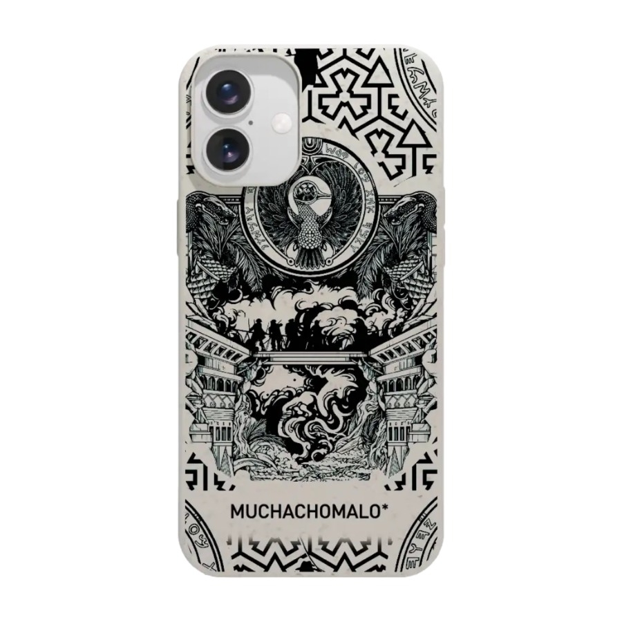 Phonecases3D iPhone 16 Plus Muchacho Malo komposterbart cover, hvid billede 1