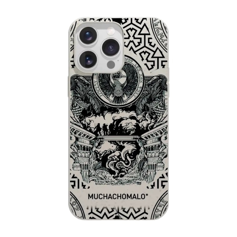 Phonecases3D iPhone 16 Pro Max Muchacho Malo komposterbart cover, hvid billede 1