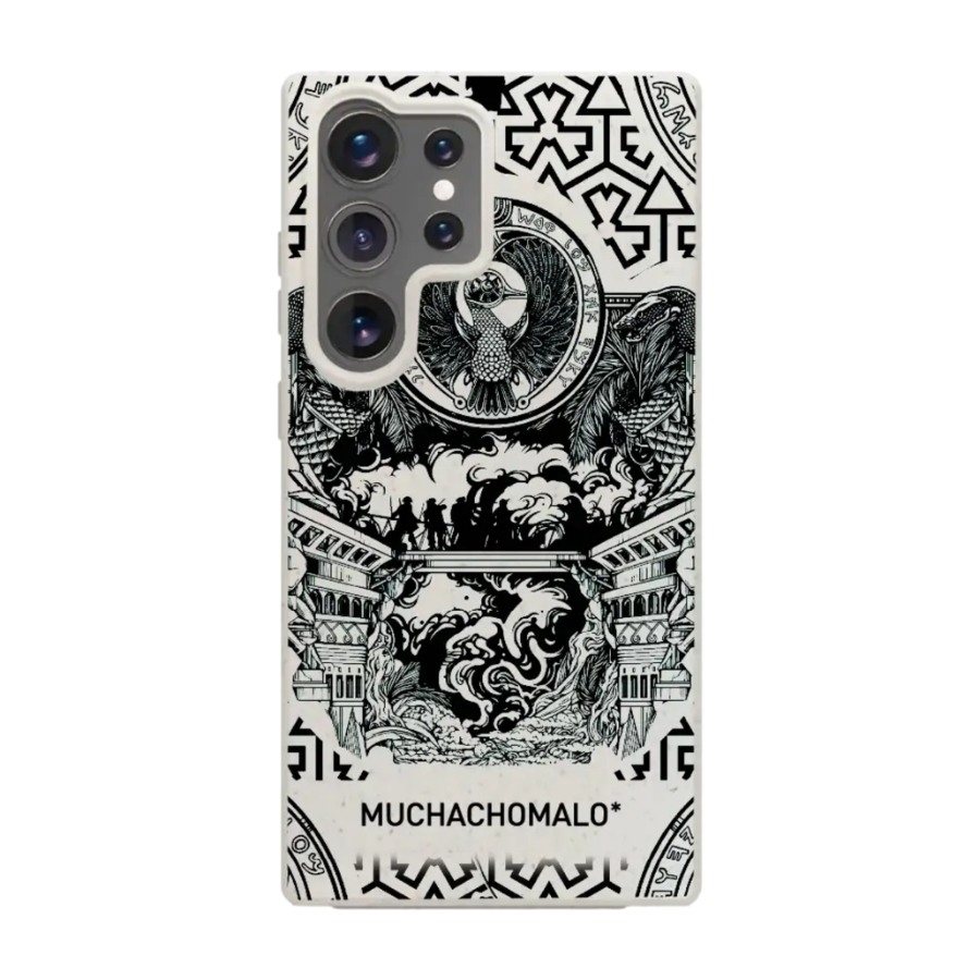 Phonecases3D Samsung Galaxy S25 Ultra Muchacho Malo komposterbart cover, hvid billede 1