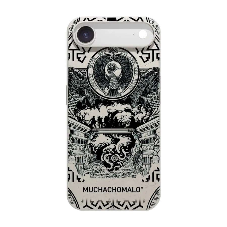 Phonecases3D iPhone Air Muchacho Malo komposterbart cover, hvid billede 1